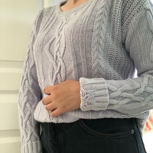 Old Navy Grey/Lavender/Periwinkle Sweater